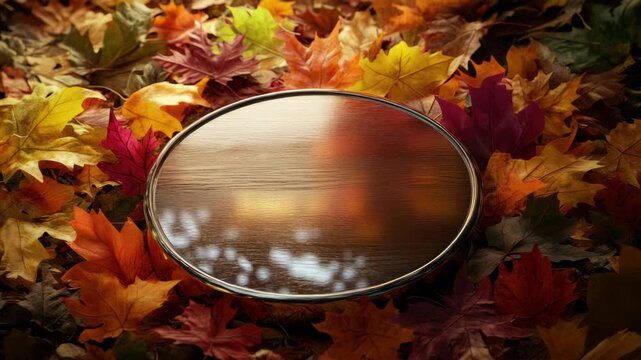 Autumn Leaves Reflection