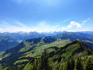 Obraz premium alps, swiss, switzerland, mountain, mountains, mountain view, view, wallpaper