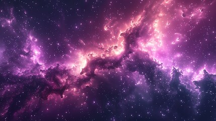 Vibrant Cosmic Nebula: A Spectacular Display of Celestial Beauty.