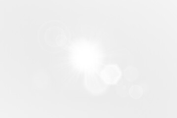 PNG Sunlight Overlay with White Flare Effect on transparent background