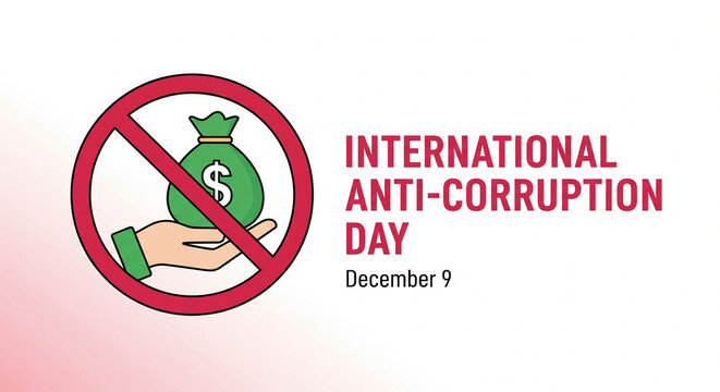 Fight corruption this International Anti-Corruption Day, December 9th, with a symbol of ethical business conduct and transparency in global finance