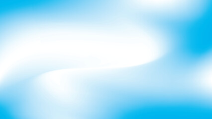 Abstract white and blue color gradient background. Vector illustration.