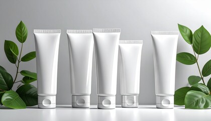 Minimal white cosmetic tubes on neutral surface