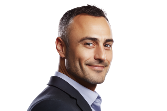 Confident mature businessman in formal portrait
