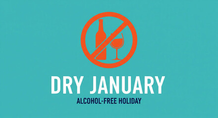 Embrace a healthy lifestyle with Dry January and promote alcohol-free holidays in vibrant designs for social media campaigns and wellness promotions this New Year