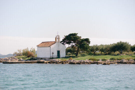 church by the sea on small island