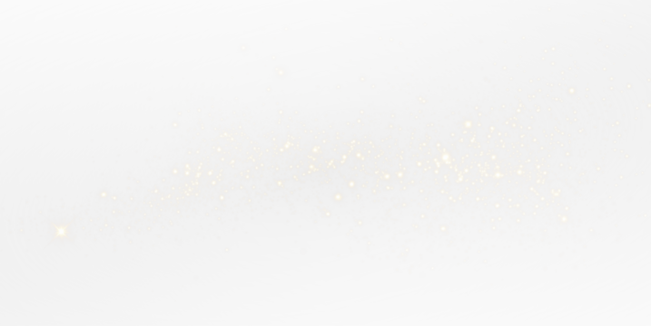 PNG Gold Sparkle Overlay with Transparent Background