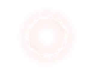 Dynamic Red Lightning PNG Overlay with Electrifying Energy on transparent background