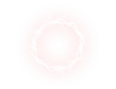 Dynamic Red Lightning PNG Overlay with Electrifying Energy on transparent background