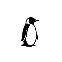 【Animals Icons – Basic】Penguin Silhouette Logo | シンプルで可愛いペンギンのシルエットロゴ