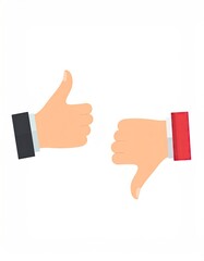 Thumbs Up and Thumbs Down - Expressing Approval and Disapproval.
