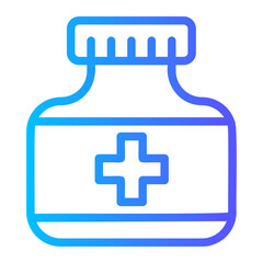 Fototapeta premium pill bottle icon