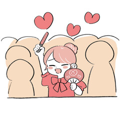 Woman Enjoying Her Favorite Idol’s Live Concert