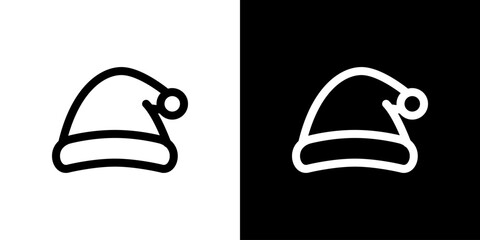 サンタクロースの帽子のアイコン