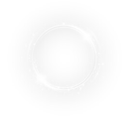 White Vortex PNG with Transparent Overlay on transparent background