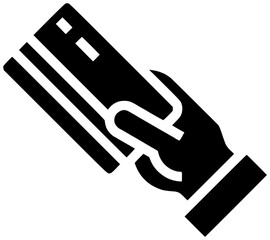 payment illustration money silhouette transaction logo credit icon card outline pay cashless online technology pos banking purchase bank finance shape security vector graphic background