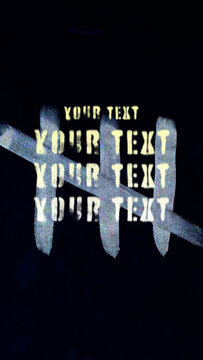 Grunge Credits - Vertical