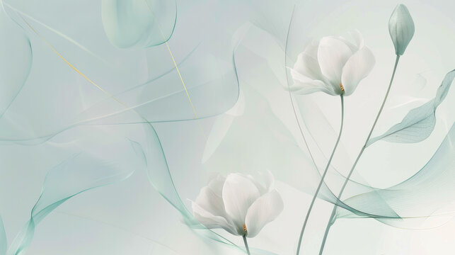 Tranquil and Sophisticated Background with Subtle Pastel Gradient, Minimalist Design Features, and an Understated Texture for an Effortlessly Chic Presentation