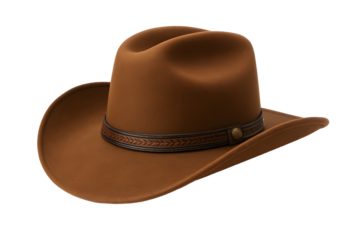 cowboy hat isolated on white