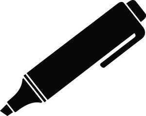 Highlighter Pen or Marker Pen with Cap for School and Office Supplies for Writing and Highlighting Text