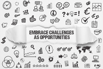Embrace challenges as opportunities	
