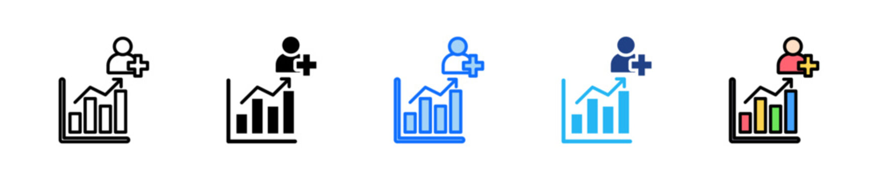 Clinical Outcomes Icon Set Multiple Style Collection