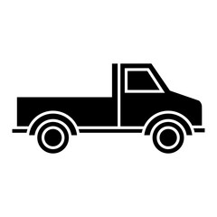 Truck vector icon. Lorry illustration sign. Autotruck symbol. Transportation logo. Delivery web icons.