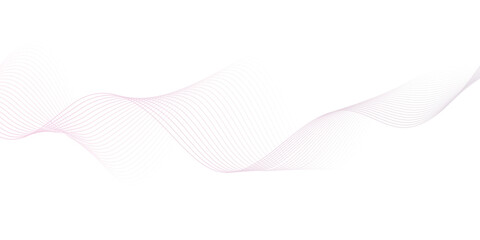 Abstract pink wavy lines Digital frequency track equalizer background. Curved wave smooth stripe seamless pattern. Wave lines created using blend tool. graphic design template banner business wave.	
