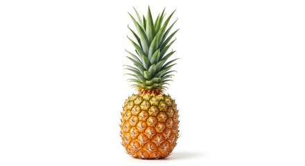 Fototapeta premium pineapple isolated on white background, clipping path, full depth of field