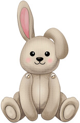 앉아있는 토끼인형 © seolju