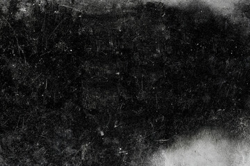 Dark scratched grunge background, old film effect