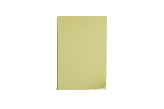 Yellow sticky note isolated on transparent background
 - Powered by Adobe