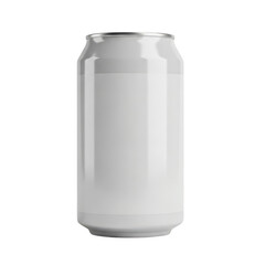 Obraz premium Sleek white can mockup ready for branding, perfect for product placement designs