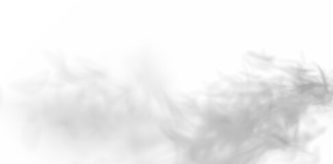 PNG Smoke Overlay with Transparent Mist Effect on transparent background