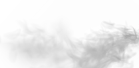 PNG Smoke Overlay with Transparent Mist Effect on transparent background