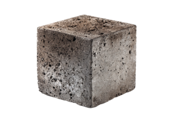Construction cement isolated on transparent background