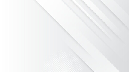 White abstract background with soft gradient layers and clean lines.