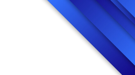 Bright blue abstract background with diagonal layered stripes.