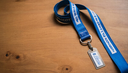 Lanyard Keychain Mockup
1