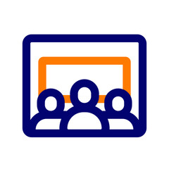 classroom duotone icon