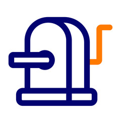 pencil sharpener duotone icon