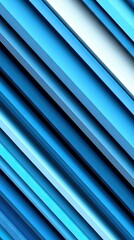 An abstract background composed of parallel, diagonal blue stripes of varying shades, creating a sense of depth and movement with subtle lighting effects.