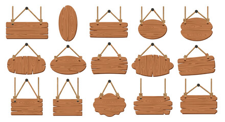 Rustic wooden signs with rope, perfect for farm, western, or country designs, add a touch of vintage charm to your creative projects today