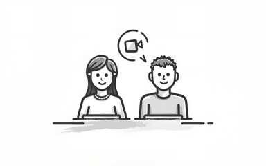 Line icons about meeting on transparent background with editable stroke. High quality