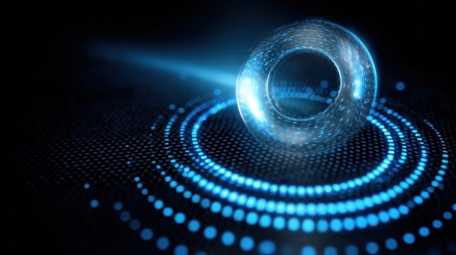 Secure Video Call Icon With Encrypted Rings Demonstrating Privacy and Camera Safety in a Digital World