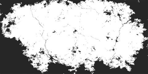 Abstract black grunge texture background with ink splat splatter frame design illustration