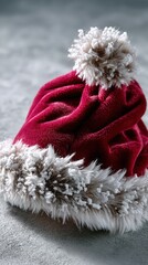 Classic Red Velvet Santa Hat
