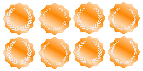 Premium bronze medal set with warm metallic glow, third-place ribbons, and polished award surfaces perfect for competitive rankings, sports achievements, and digital reward icons
