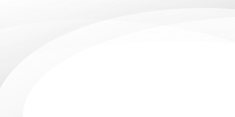 White gradient abstract curve pattern on gray design art background. Modern texture neutral soft