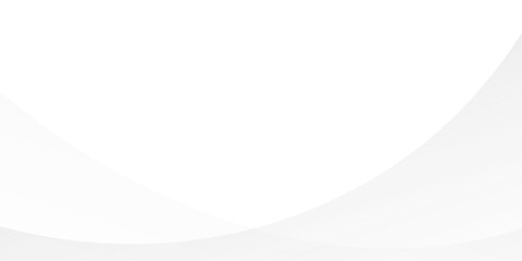 White gradient abstract curve pattern on gray design art background.